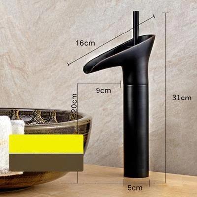 Luxury Oriental Waterfall Faucet - Nordic Side - 12-12, bathroom, bathroom-collection, bathroom-faucet, fab-faucets, faucet, feed-cl0-over-80-dollars, kitchen, kitchen-faucet, luxury, modern,