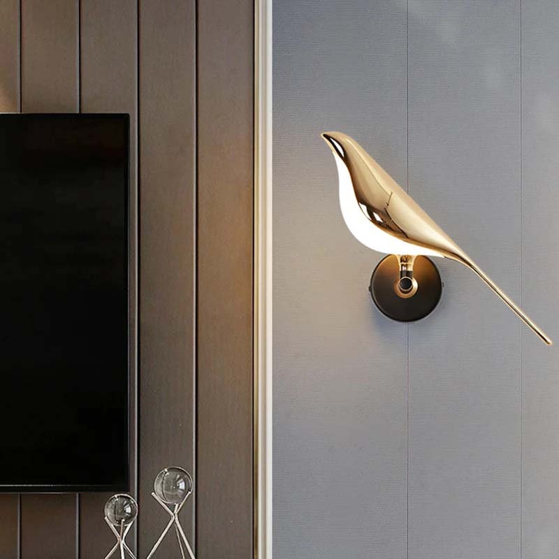 Whispering Wings Elegant LED Sconce