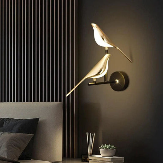 Whispering Wings Elegant LED Sconce