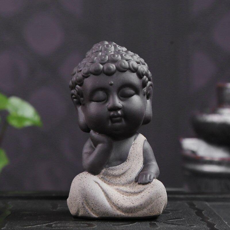 HomeQuill™ Mini Buddha Figurine - Nordic Side - 