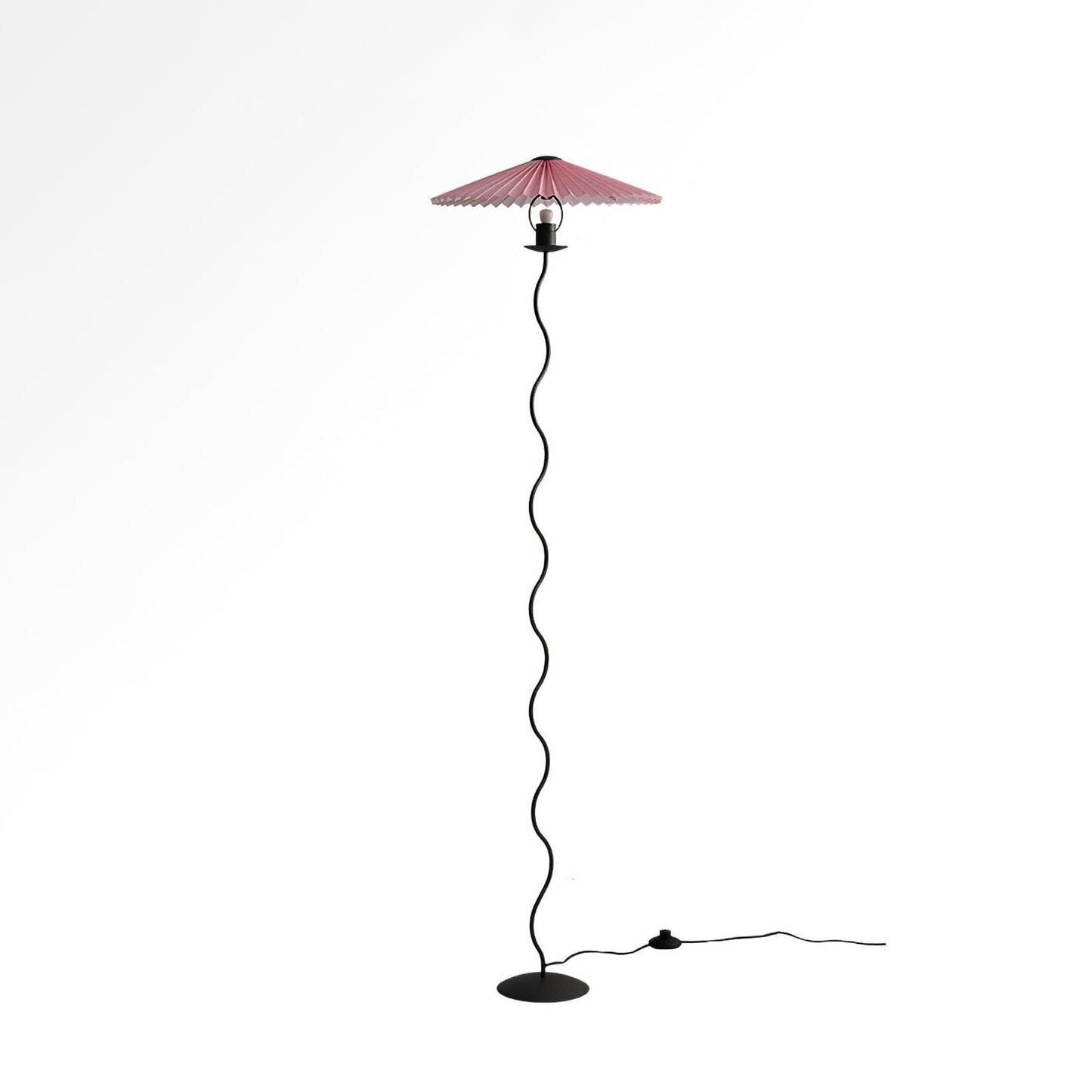 Wiggly Pleated Floor Lamp