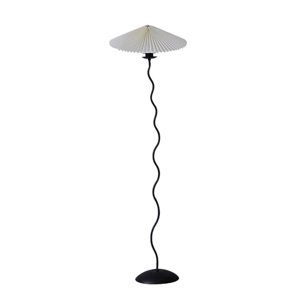 Wiggly Pleated Floor Lamp