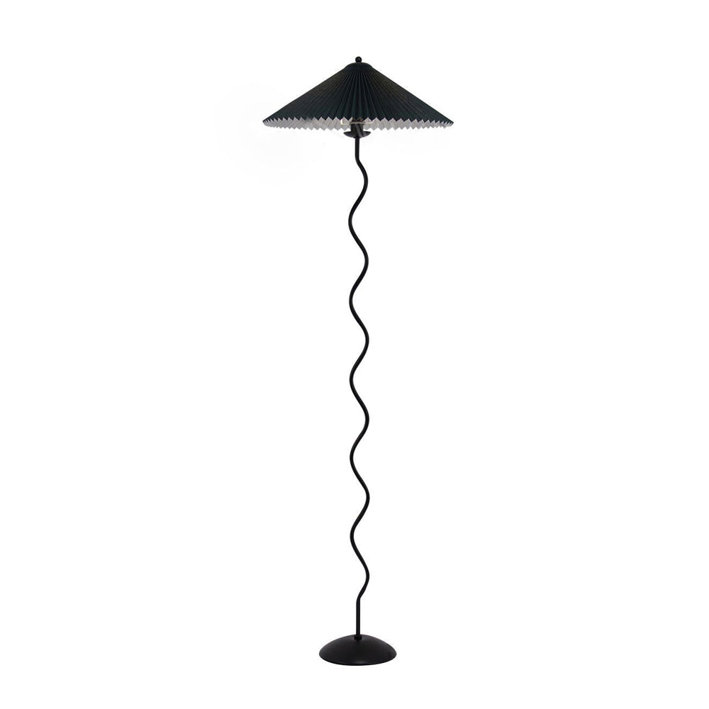 Wiggly Pleated Floor Lamp