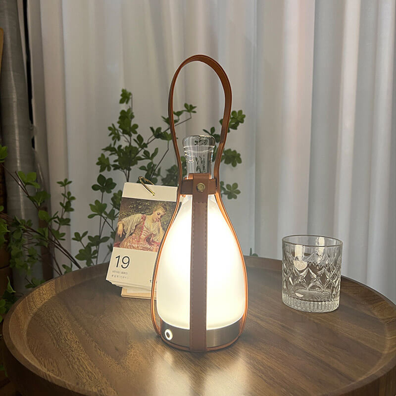 Wine Bottle Table Lamp Decor