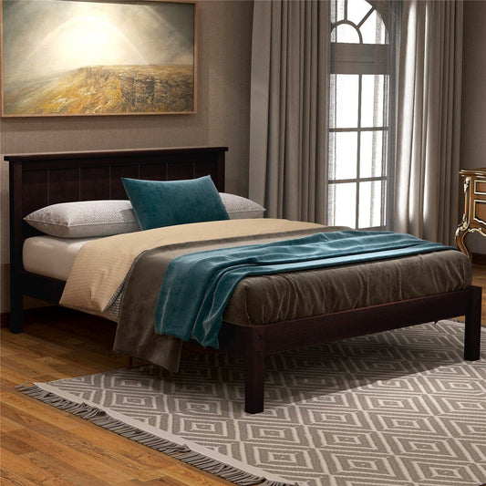 Wood Platform Bed Twin Frame