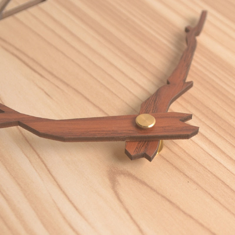 Tree Stick Wooden Clock