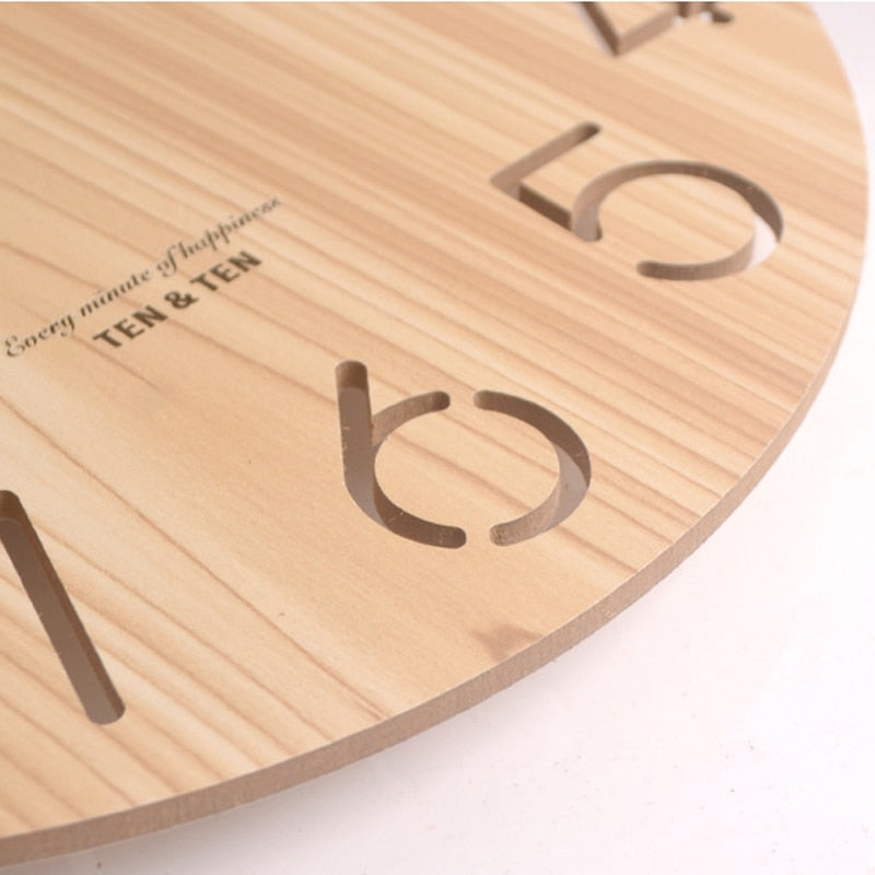 Tree Stick Wooden Clock