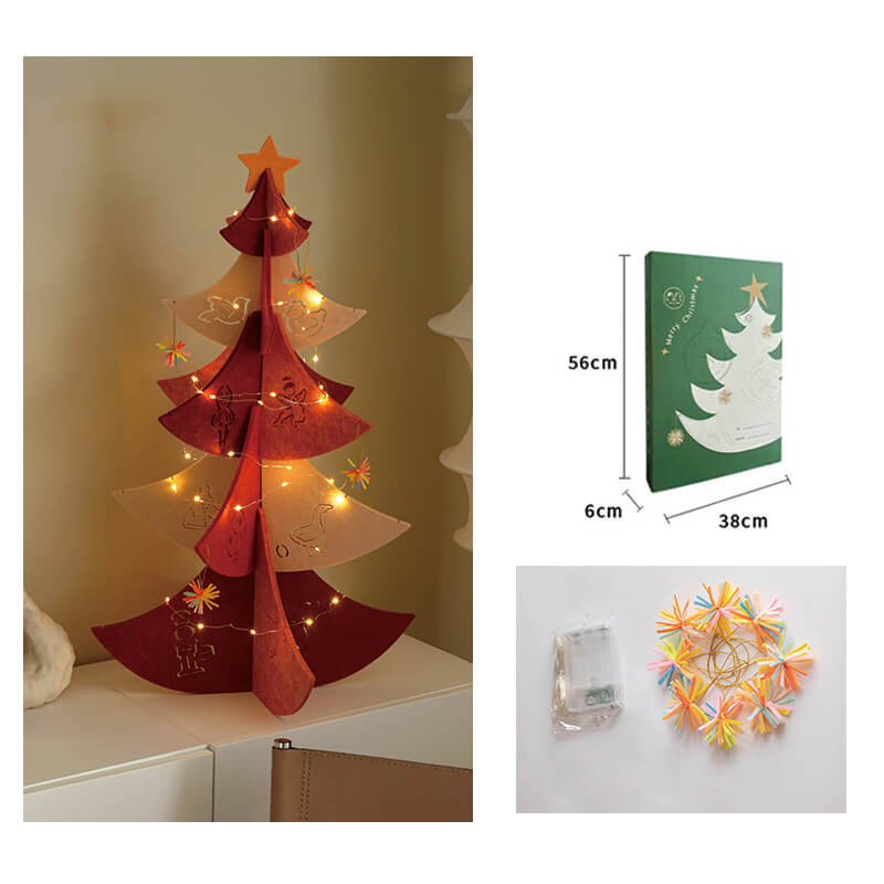 Wooden Stitching Christmas Tree