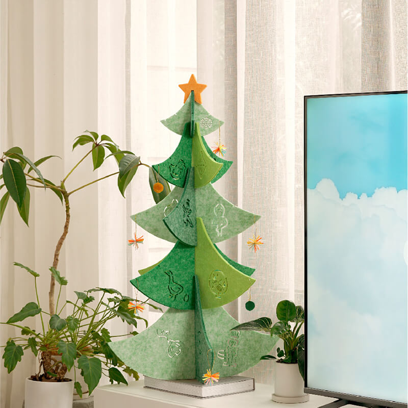 Wooden Stitching Christmas Tree