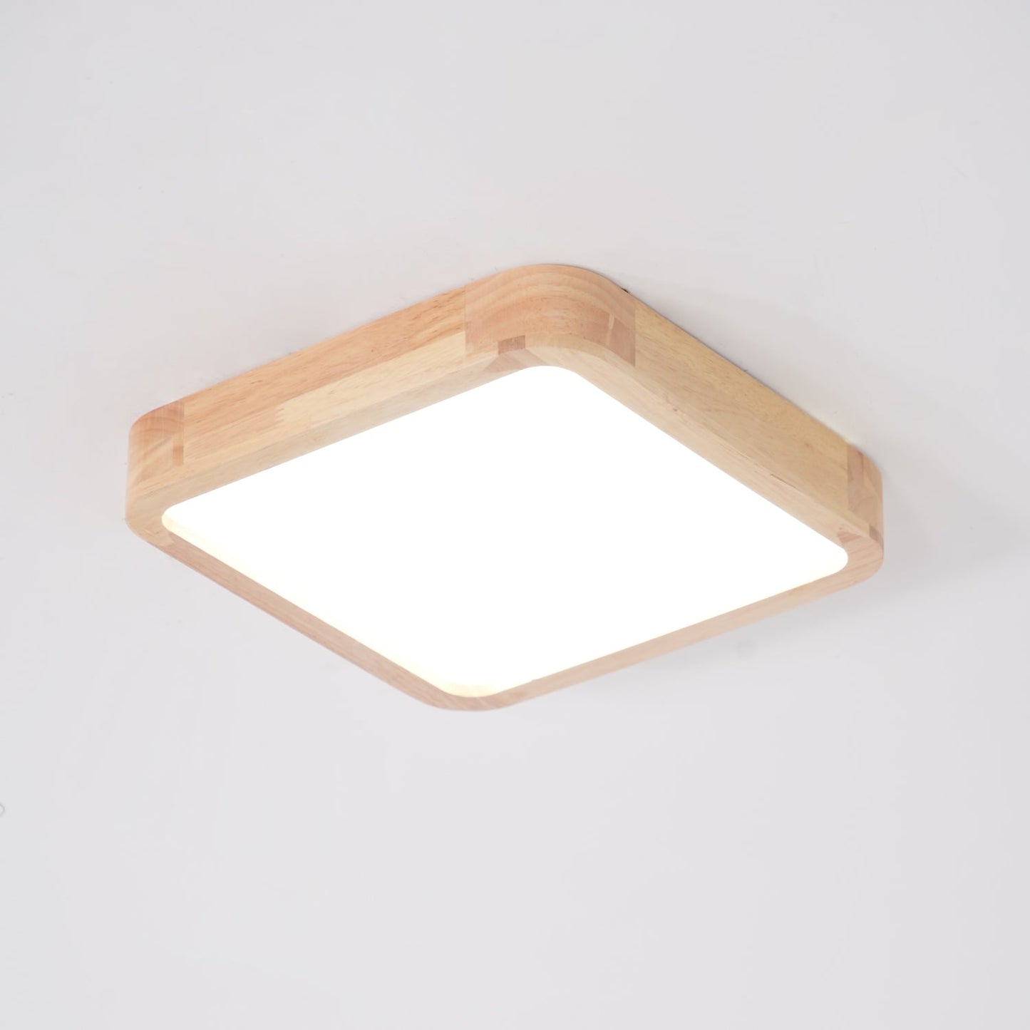 Wooden Geometric Ceiling Light