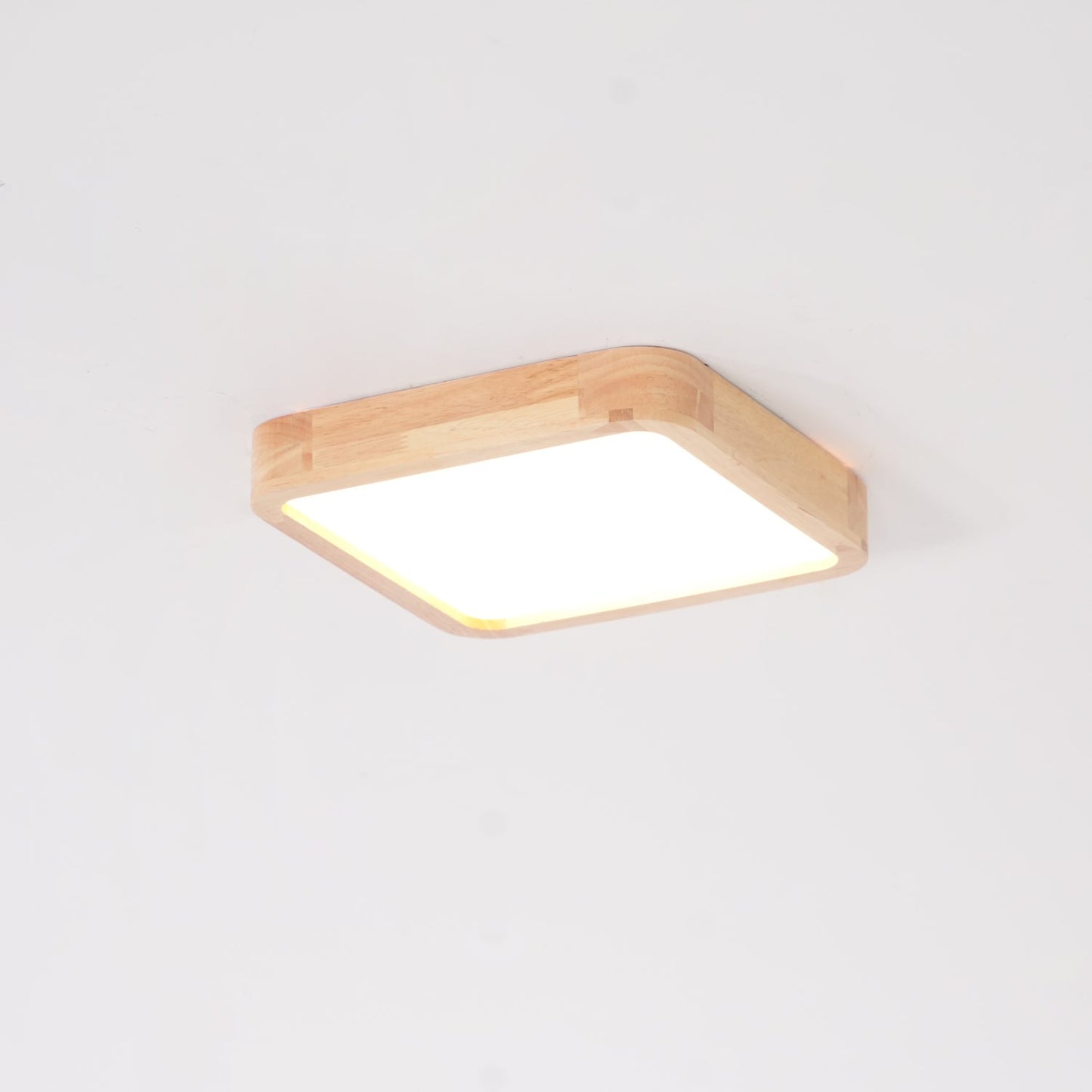 Wooden Geometric Ceiling Light