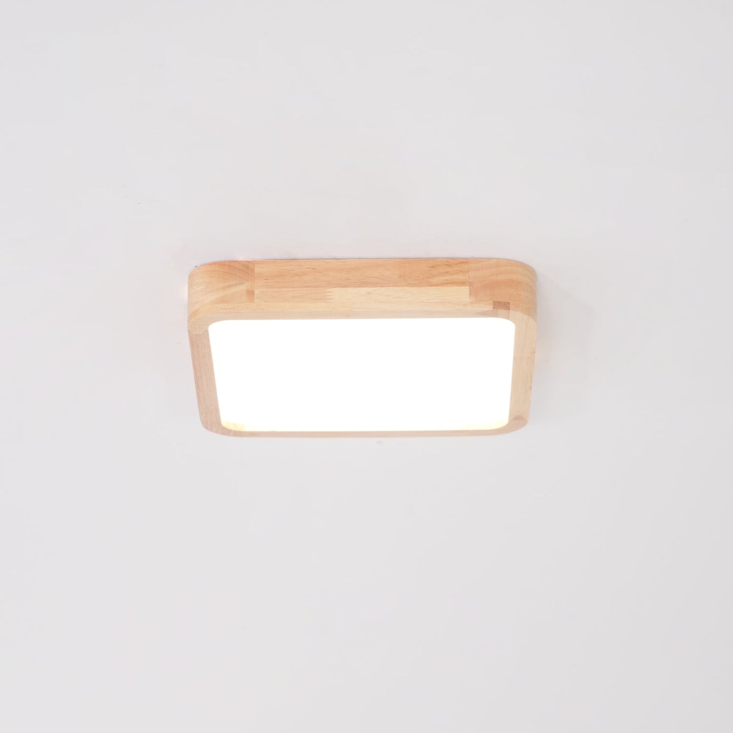 Wooden Geometric Ceiling Light