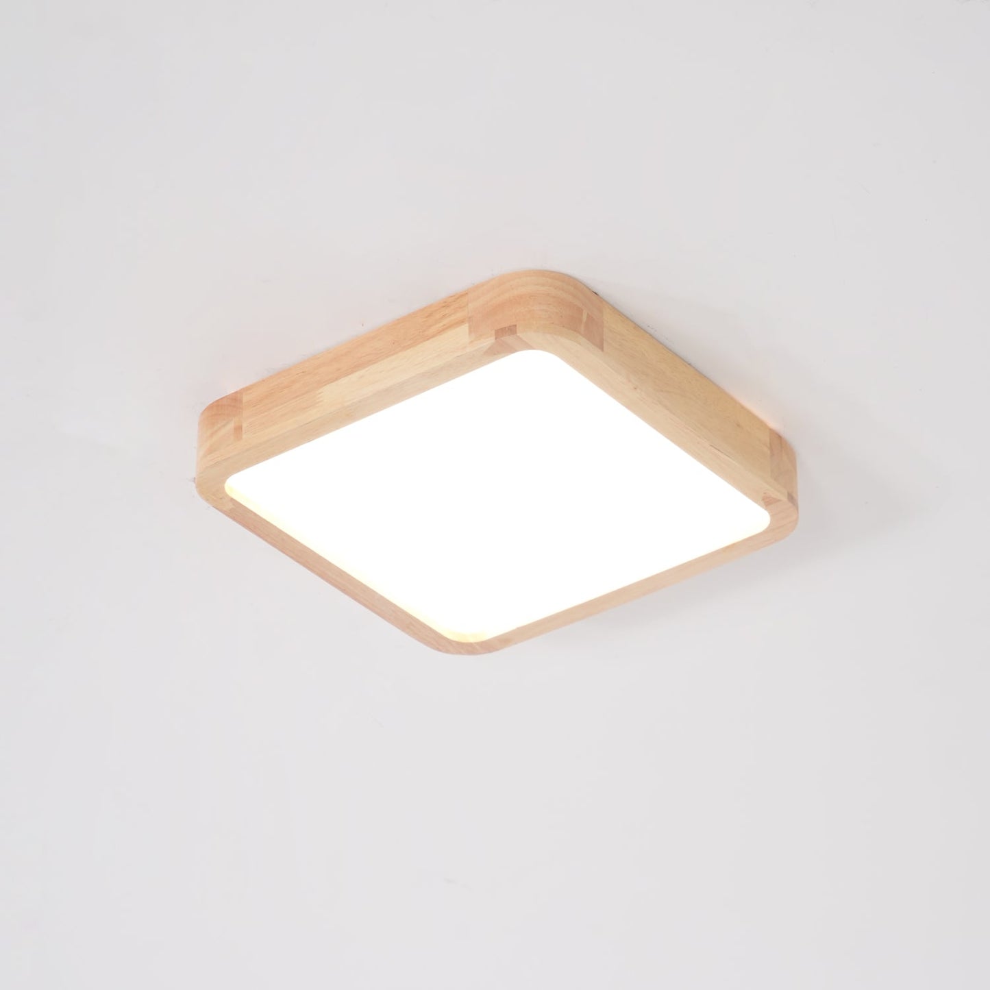 Wooden Geometric Ceiling Light