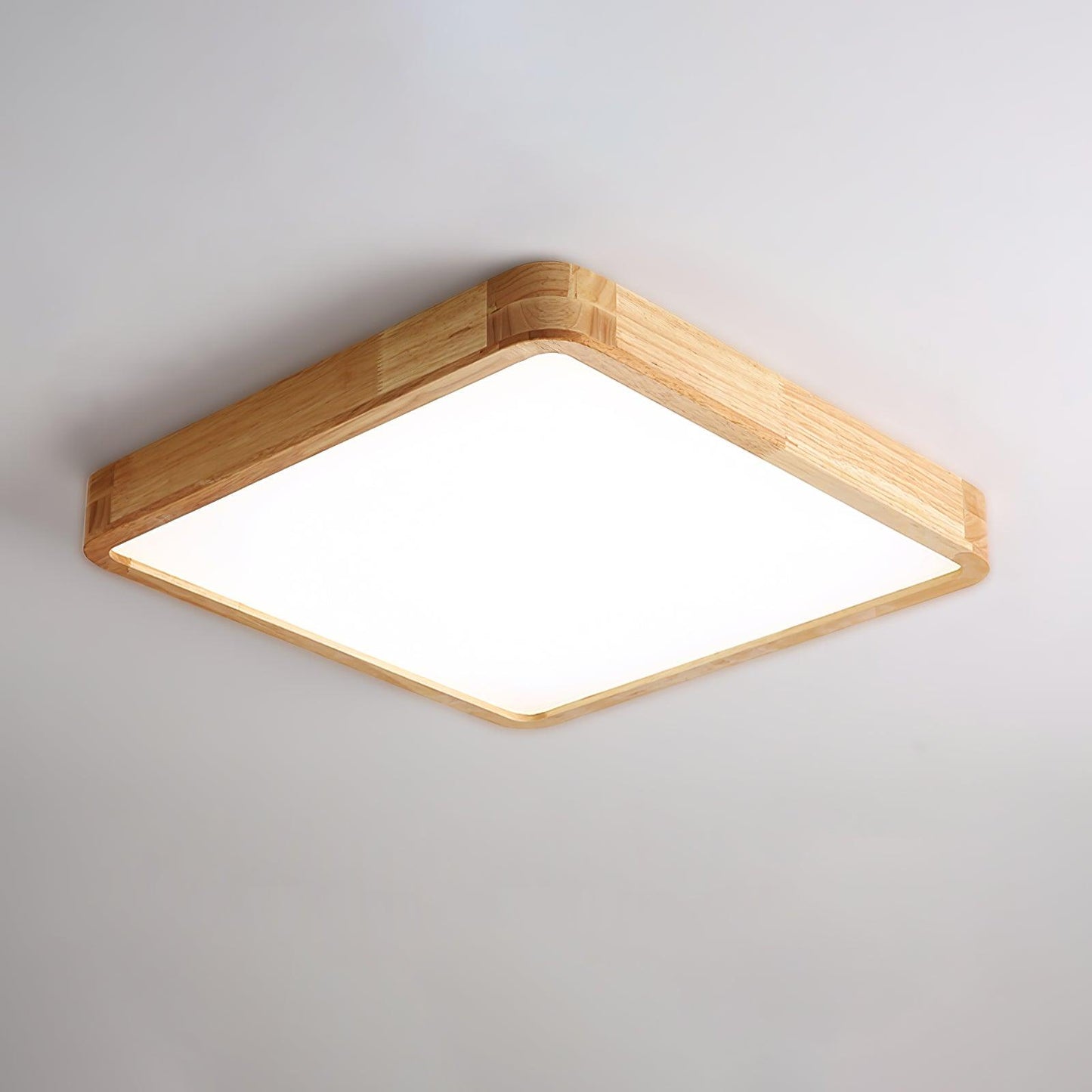 Wooden Geometric Ceiling Light