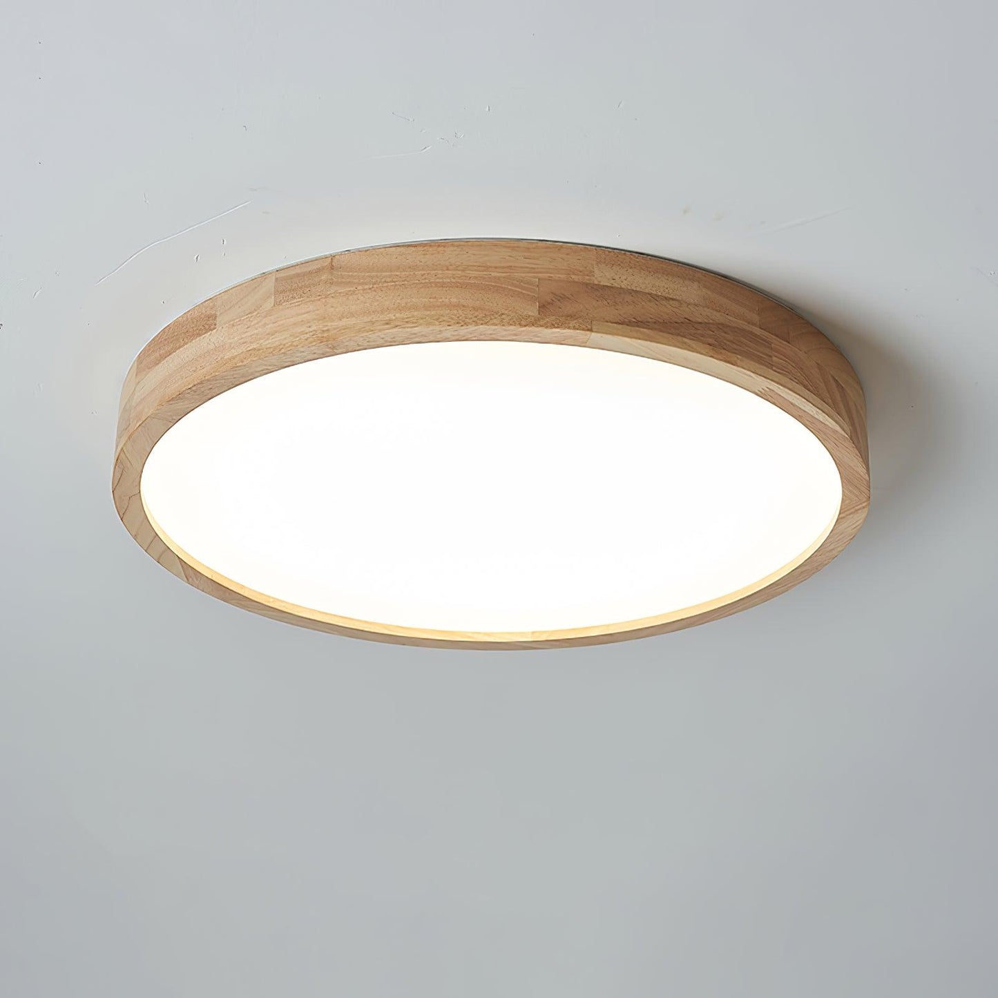 Wooden Geometric Ceiling Light