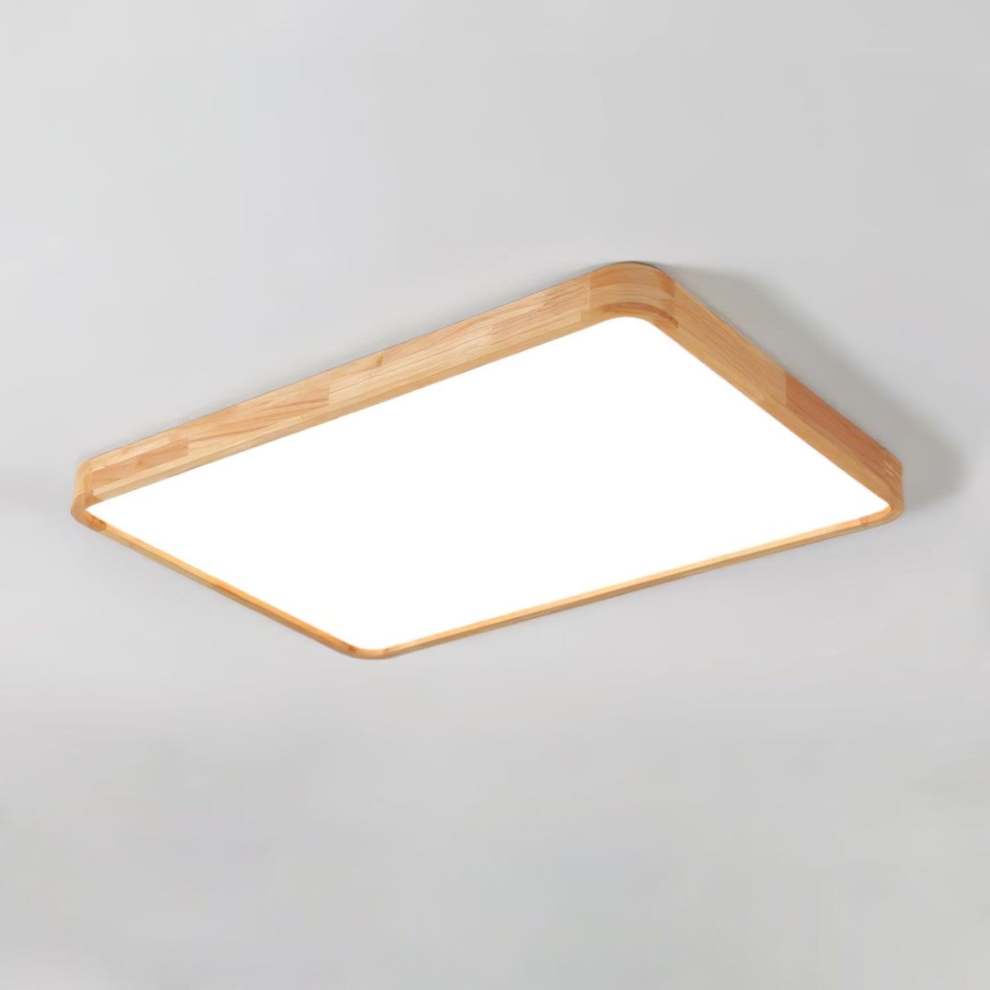 Wooden Geometric Ceiling Light