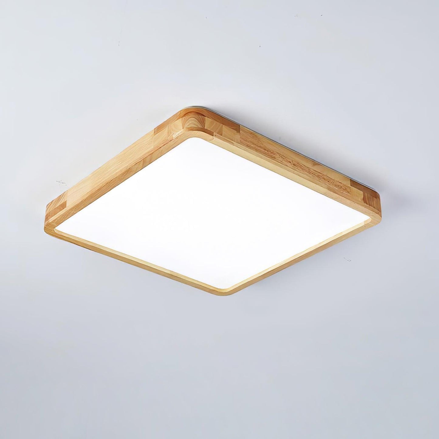 Wooden Geometric Ceiling Light