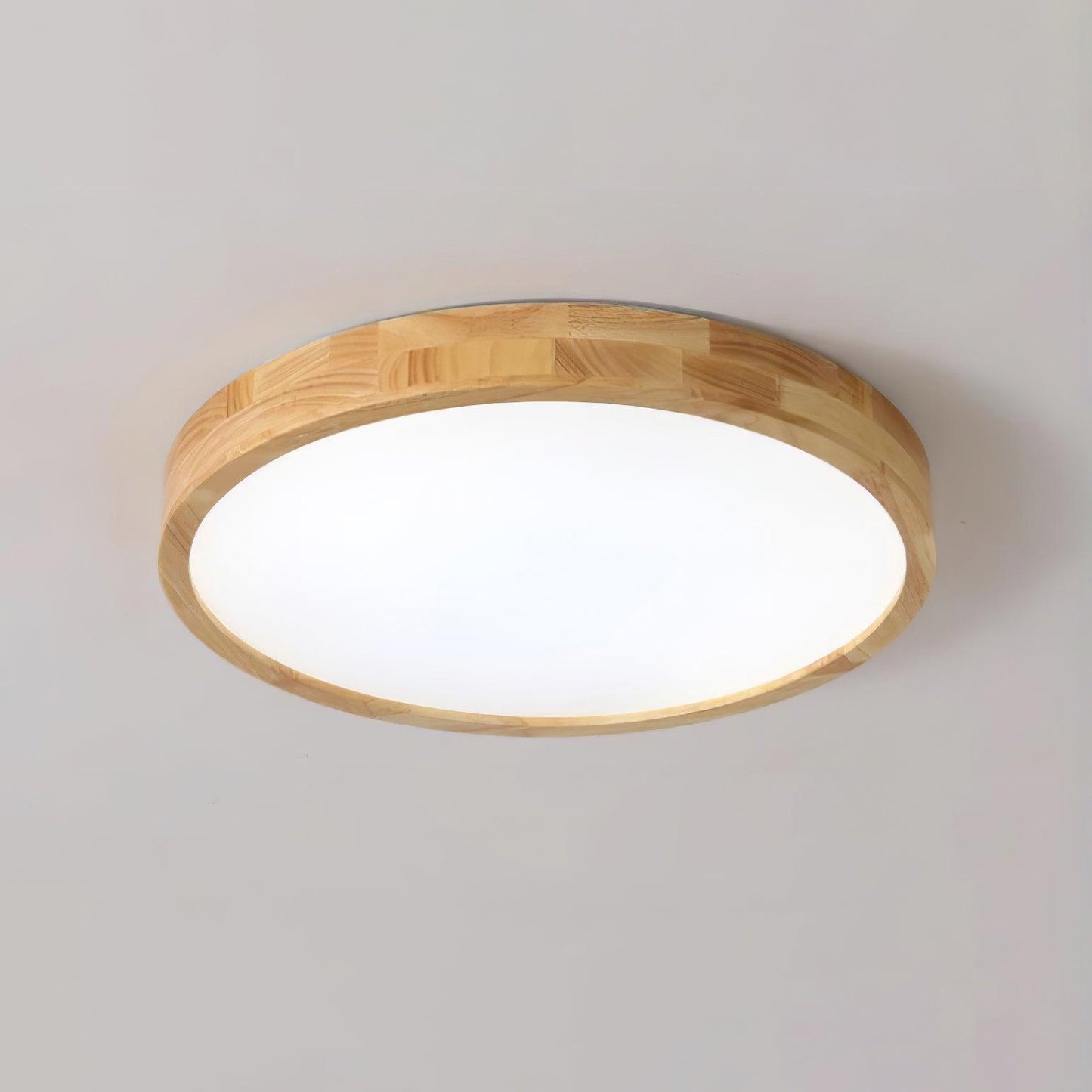 Wooden Geometric Ceiling Light