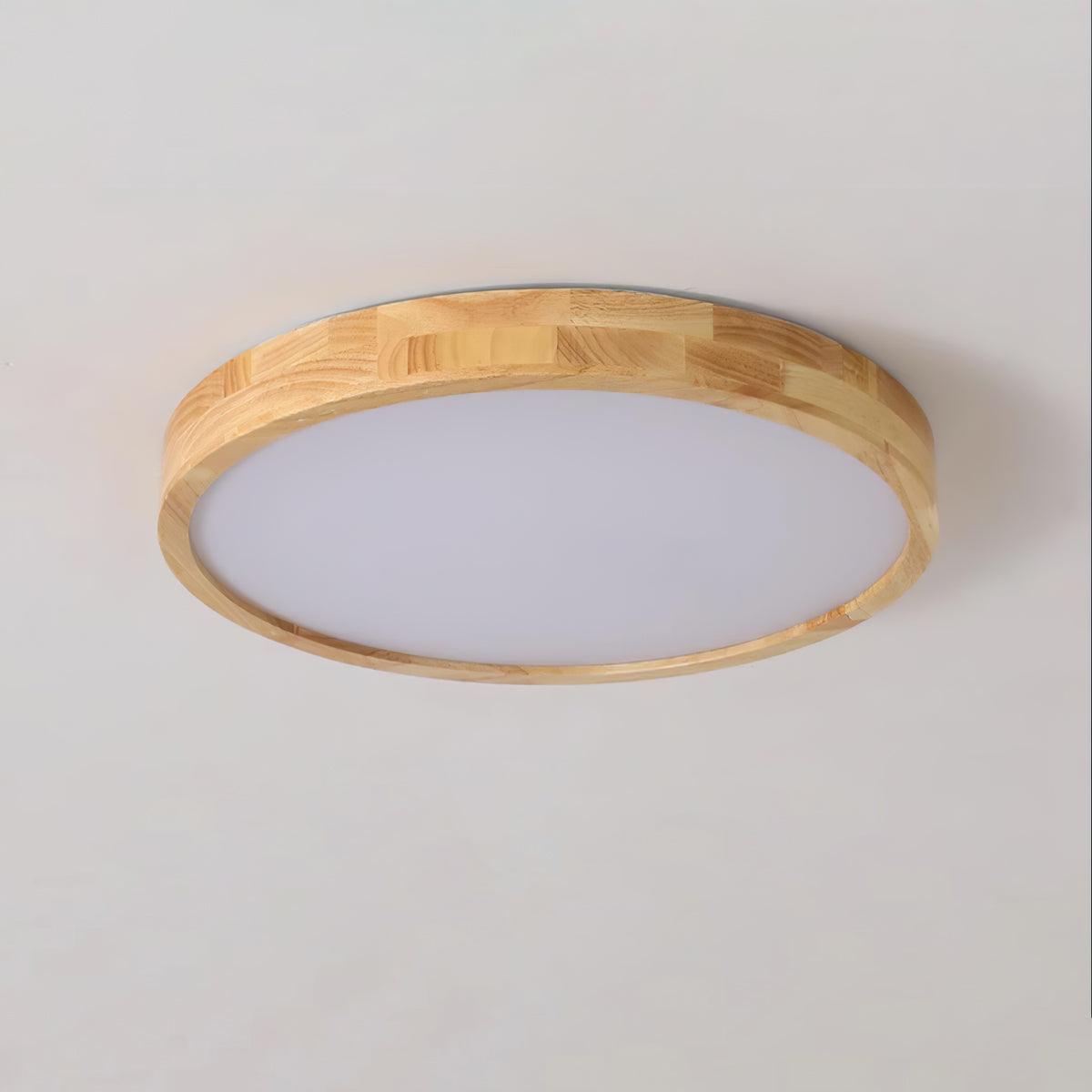 Wooden Geometric Ceiling Light