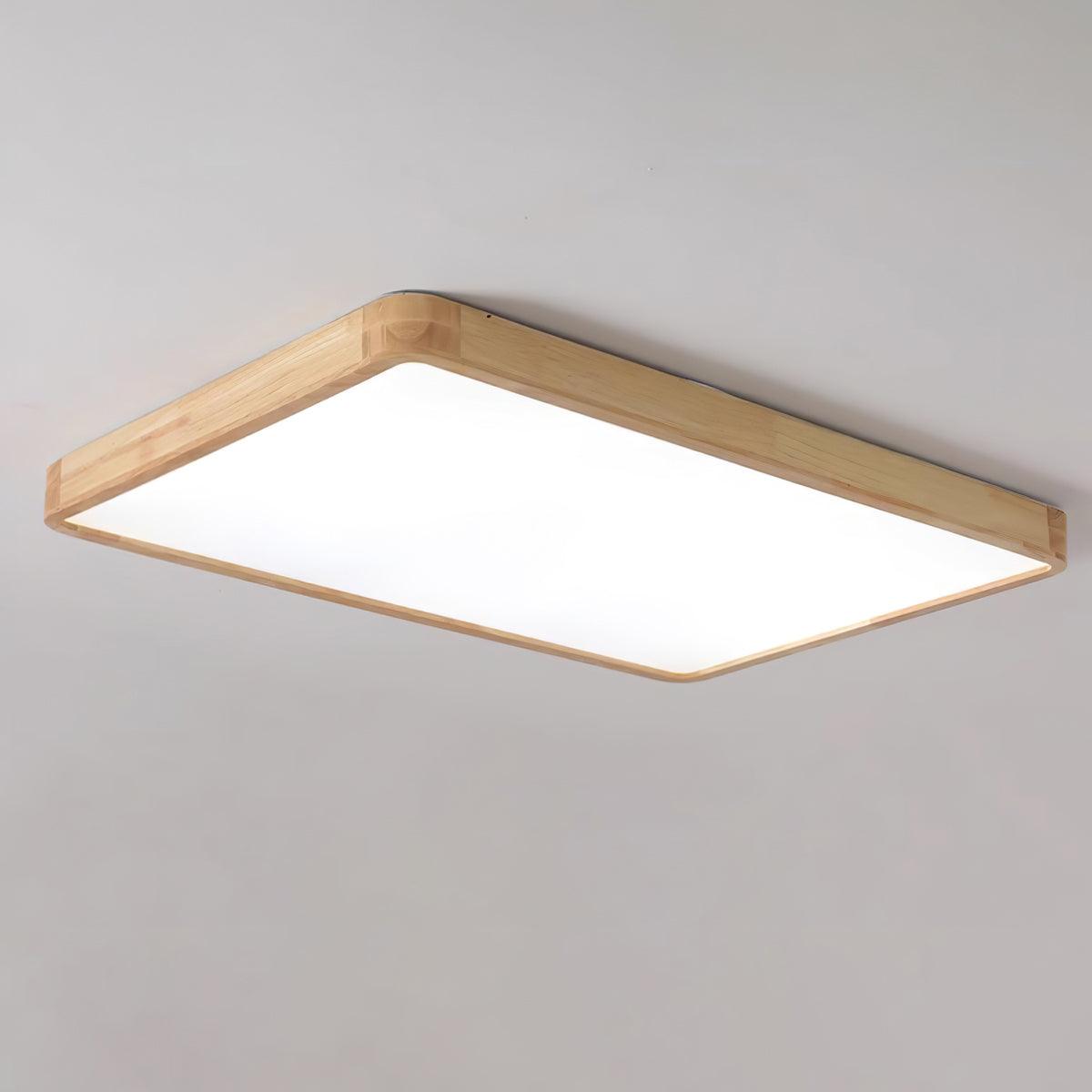 Wooden Geometric Ceiling Light