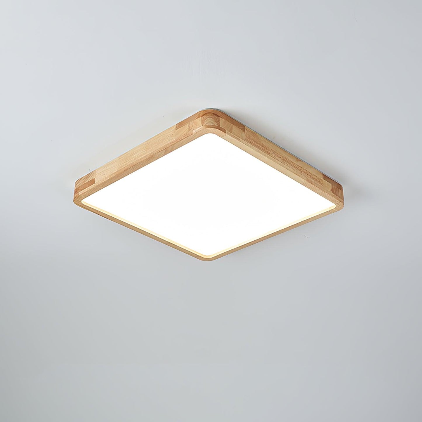 Wooden Geometric Ceiling Light