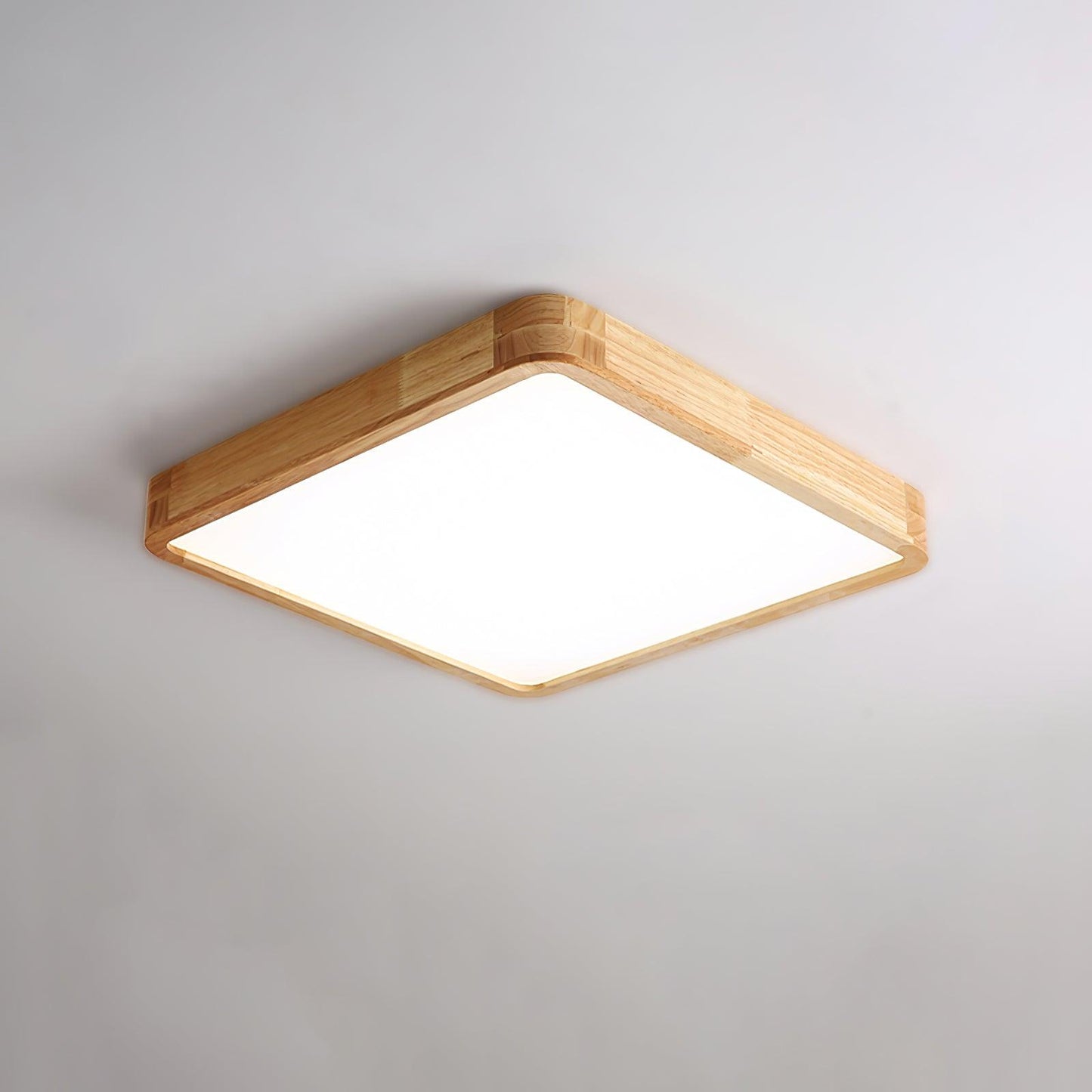 Wooden Geometric Ceiling Light