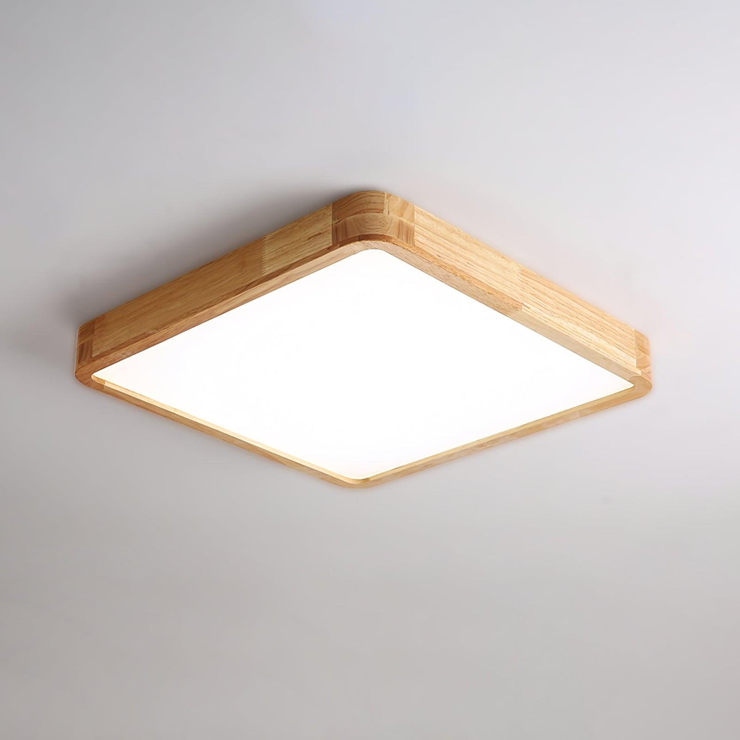 Wooden Geometric Ceiling Light