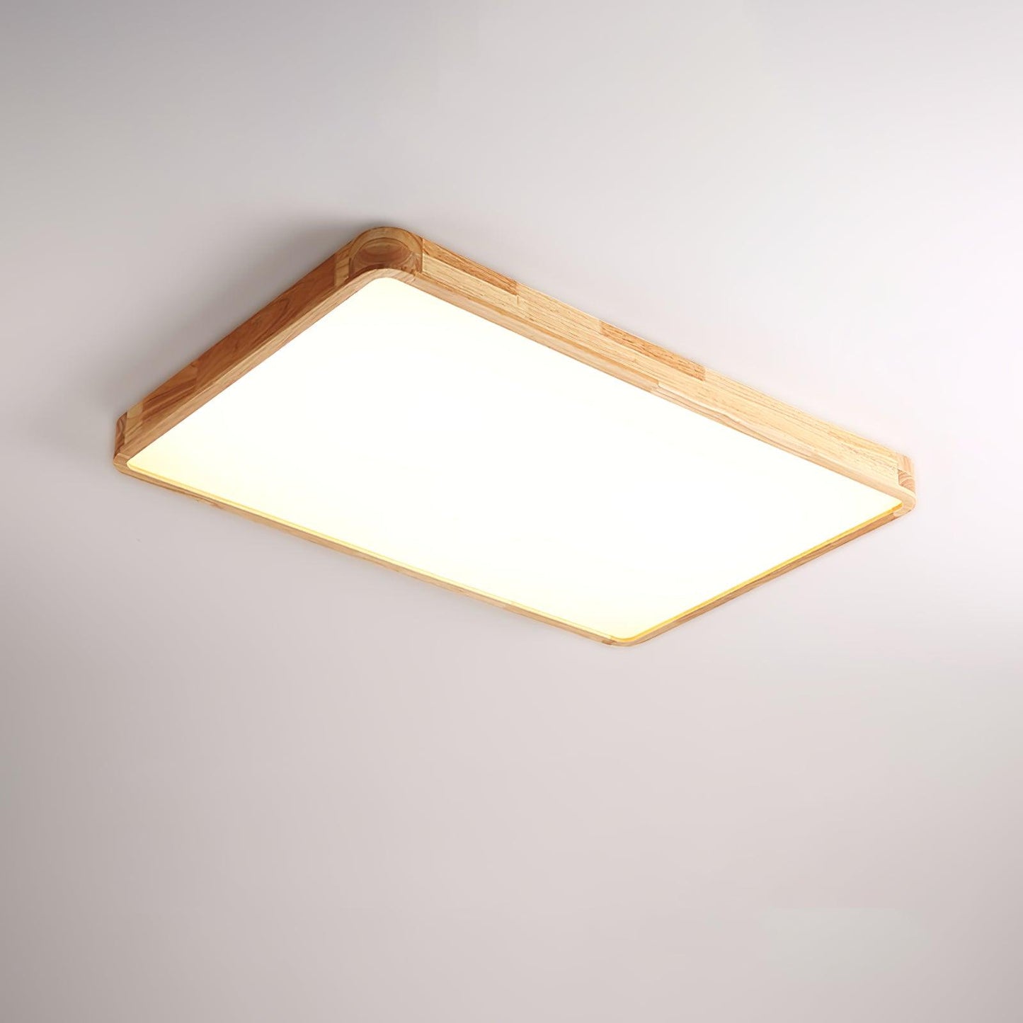 Wooden Geometric Ceiling Light