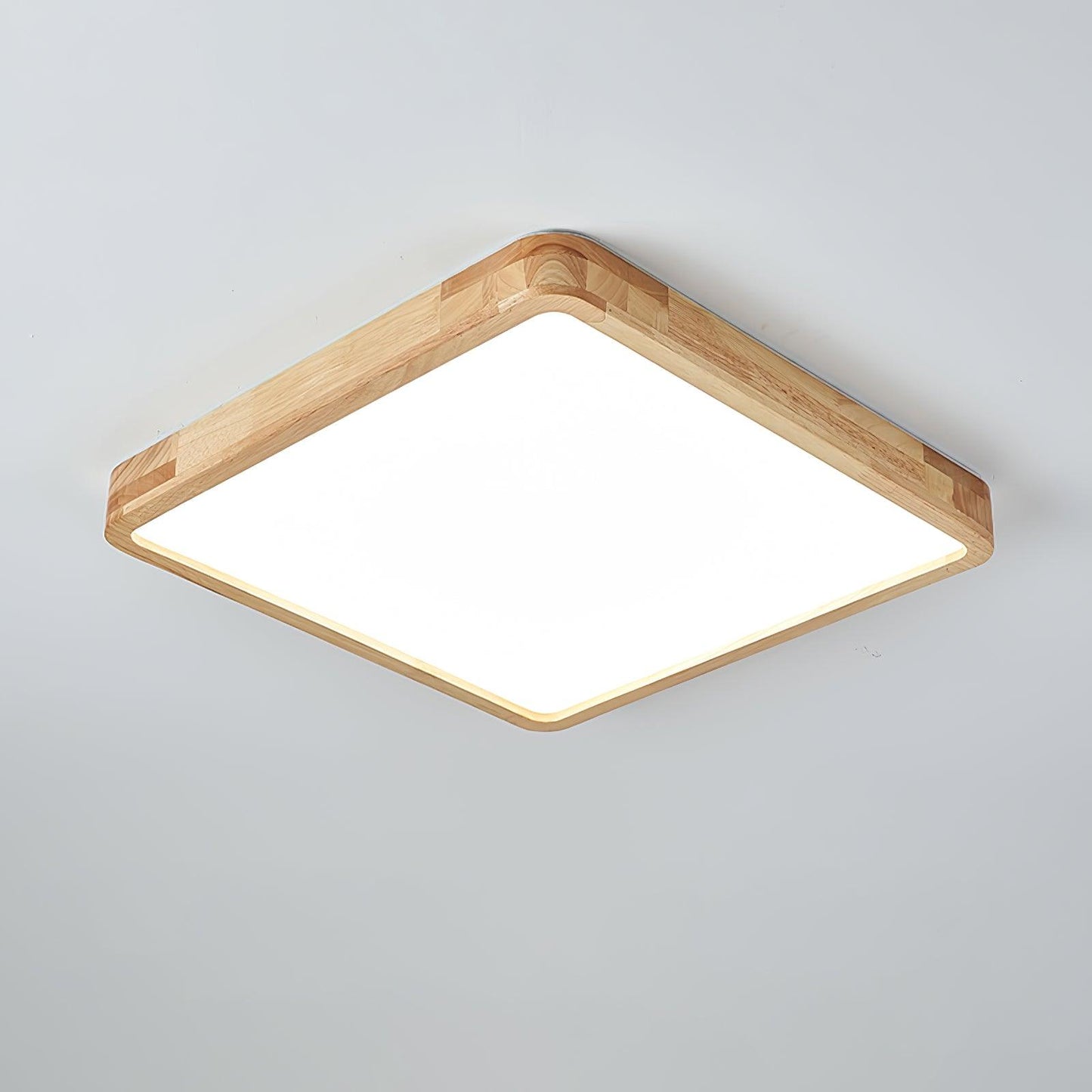 Wooden Geometric Ceiling Light