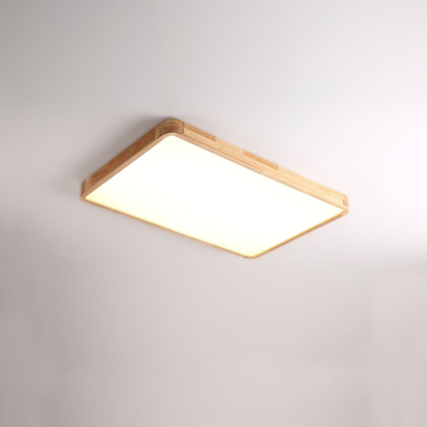 Wooden Geometric Ceiling Light