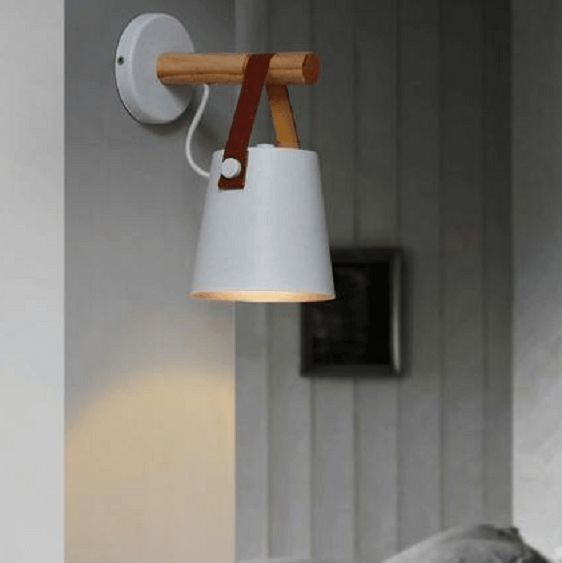 Wooden Lantern Nordic Hanging Wall Lamp - Nordic Side - architecture, arcitecture, art, artist, contemporaryart, decor, decoration, design, designer, designinspiration, edison, grey, home, ho