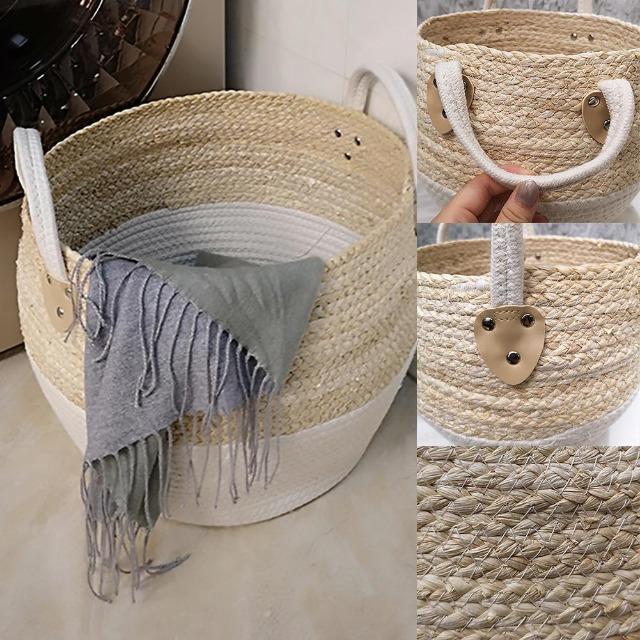 Linza - Woven Storage Basket - Nordic Side - Decor