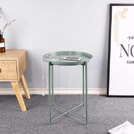 Wyatt - Modern Metal End Table - Nordic Side - architecture, art, artist, ashley furniture near me, bobs furniture outlet, cheap furniture near me, city furniture near me, contemporaryart, de