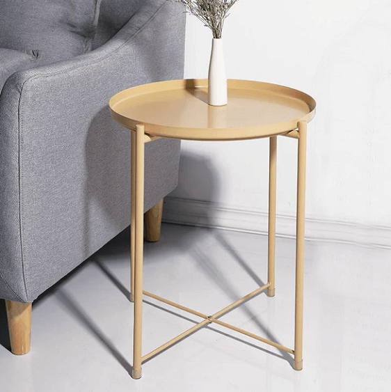 Wyatt - Modern Metal End Table - Nordic Side - architecture, art, artist, ashley furniture near me, bobs furniture outlet, cheap furniture near me, city furniture near me, contemporaryart, de