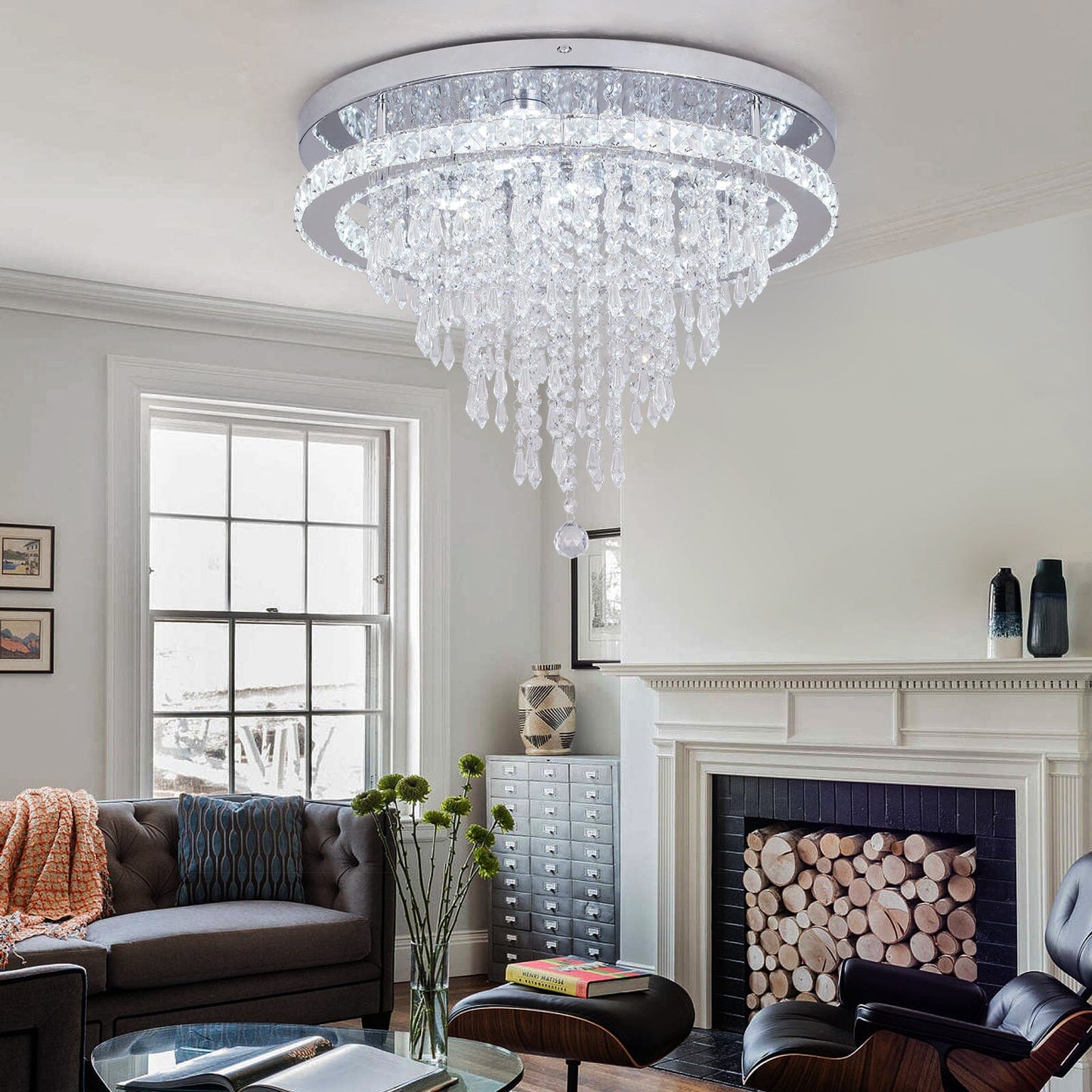 Ava Crystal Elegant Chandelier