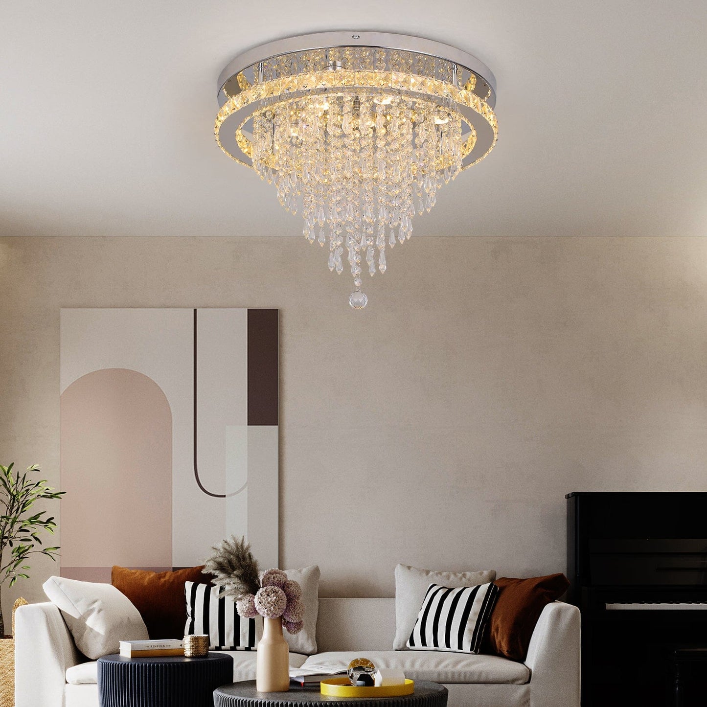 Ava Crystal Elegant Chandelier