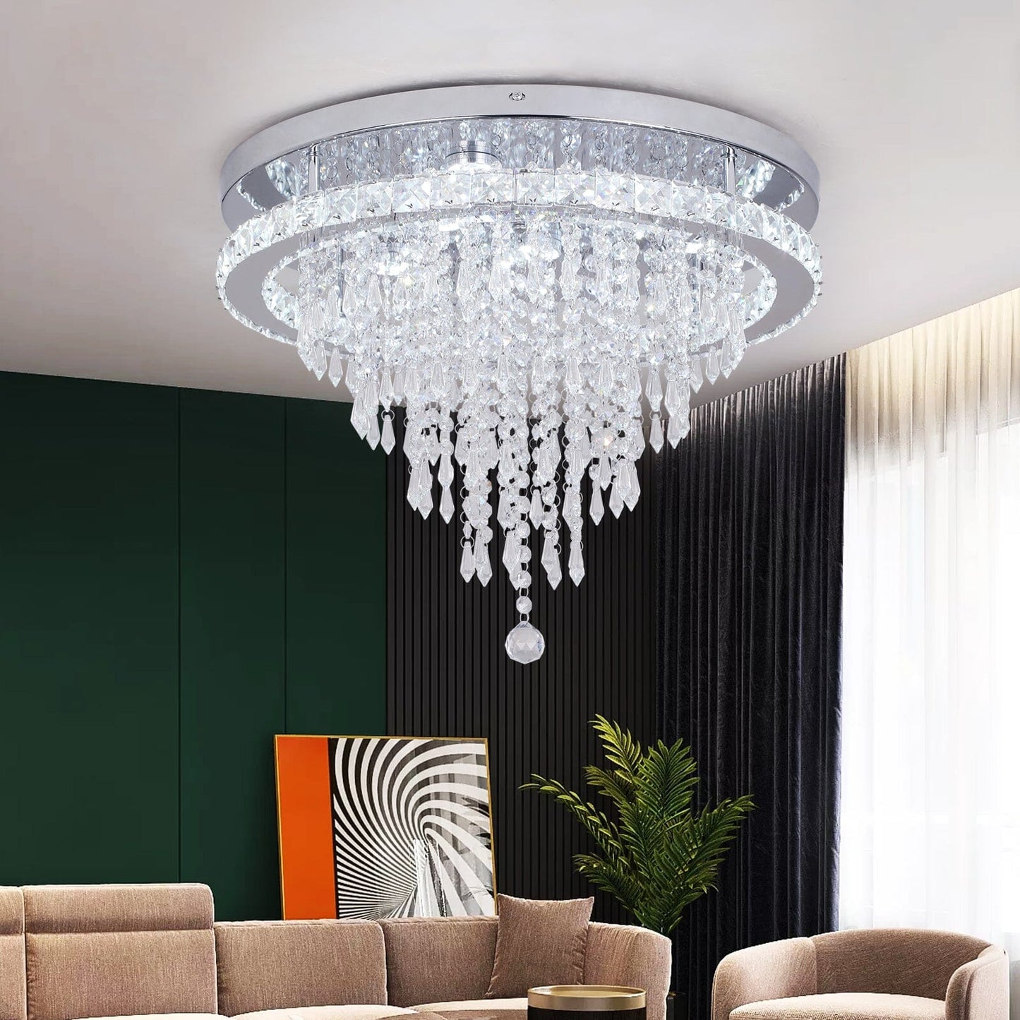 Ava Crystal Elegant Chandelier