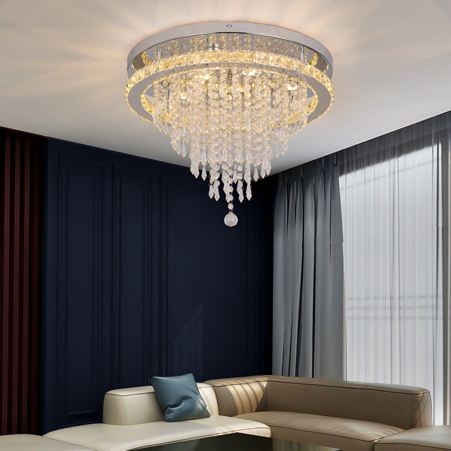 Ava Crystal Elegant Chandelier