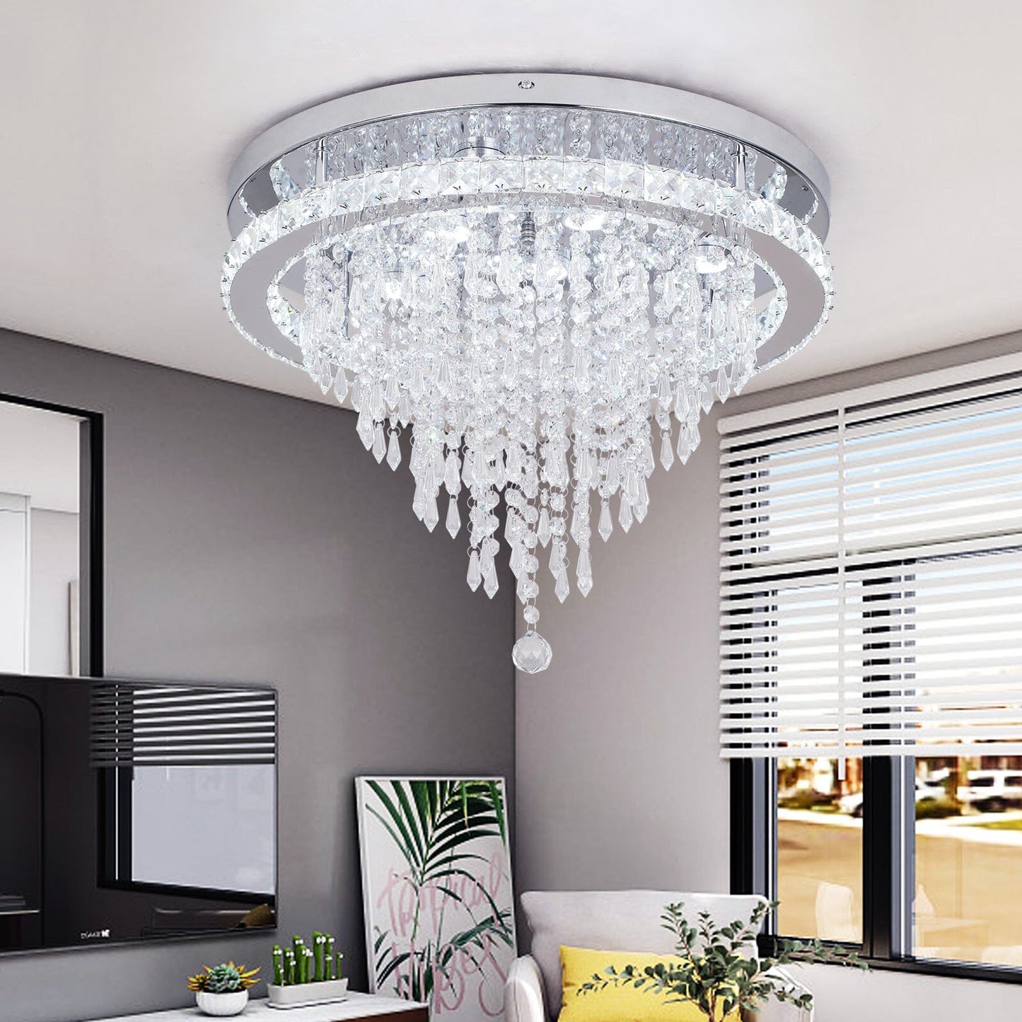 Ava Crystal Elegant Chandelier