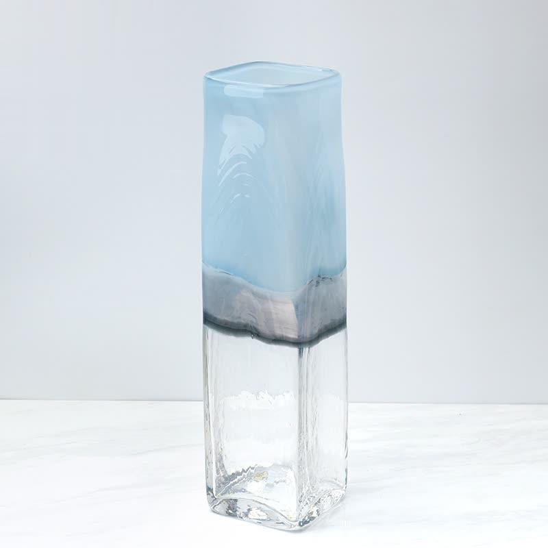 Maison Marble Glass Vase - Organic Elegance