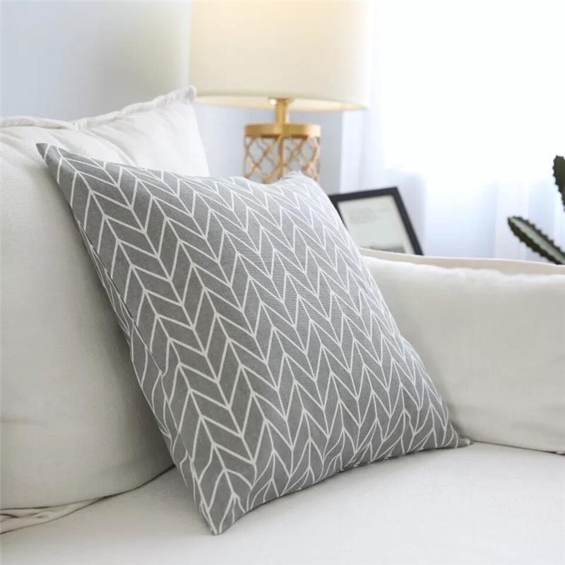 Geometric Throw Pillow Case - Nordic Side - New