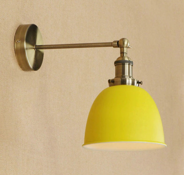 Modern Style Colorful Metal Wall Light