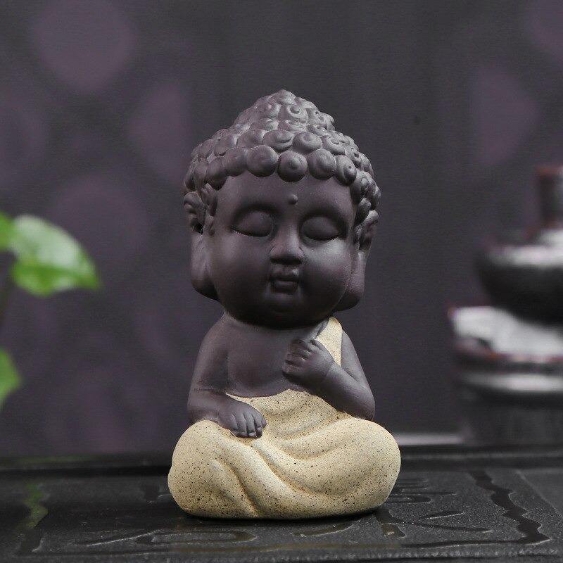 HomeQuill™ Mini Buddha Figurine - Nordic Side - 