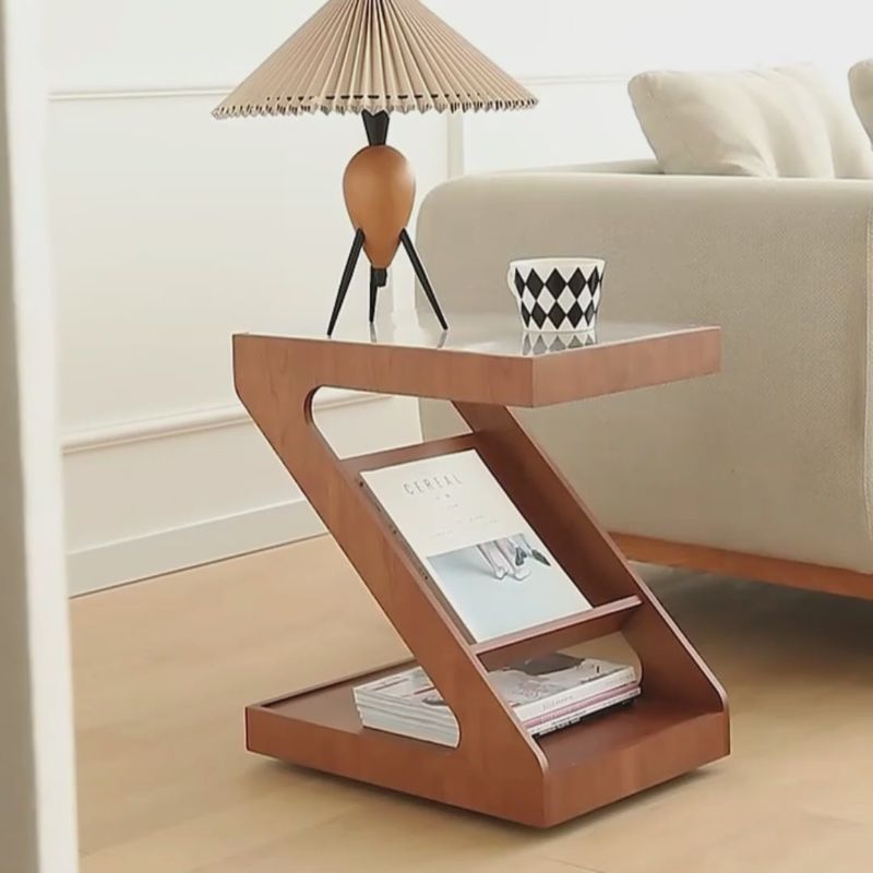 Z-Shaped Modern Side Table