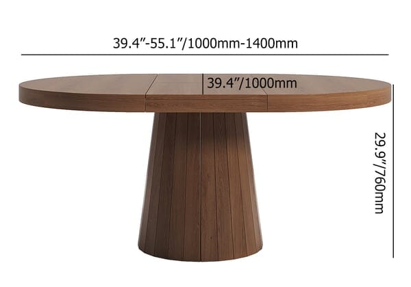 Naomi 6-Seater Walnut Table