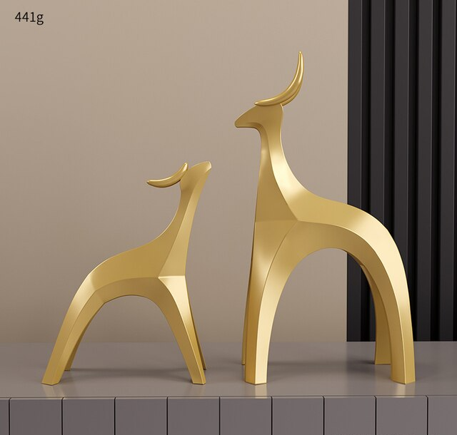 Modern Nordic Reindeer Ornament