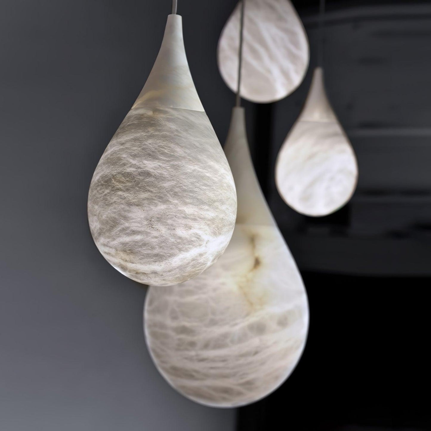 Marble Raindrop Pendant Light