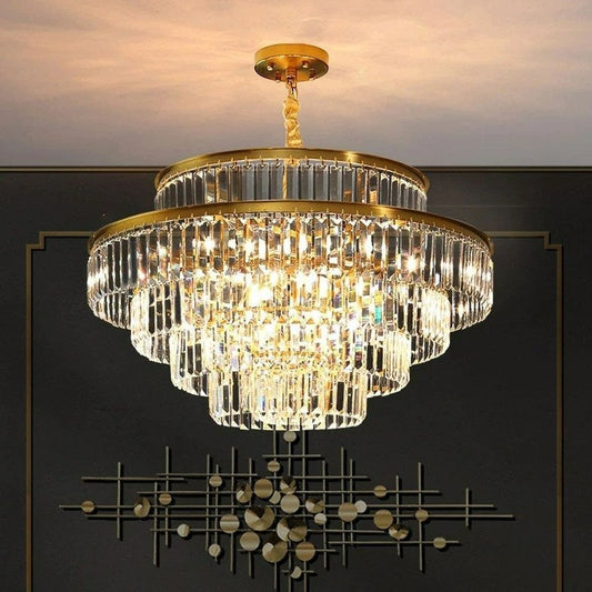 Modern Glass Crystal Chandelier