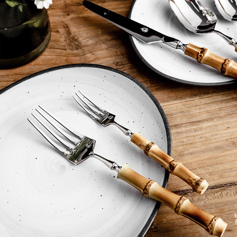 Natural Bamboo Cutlery Set