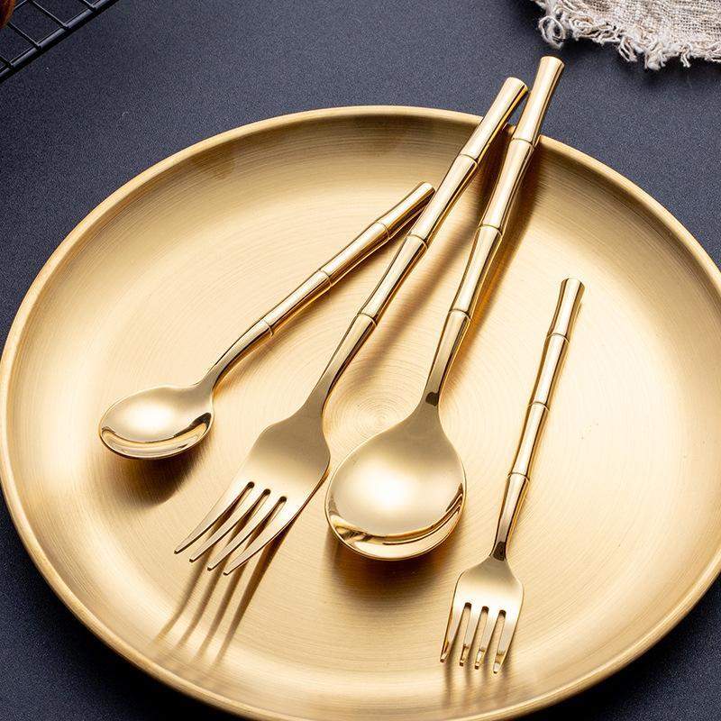 Metal Bamboo Cutlery Set